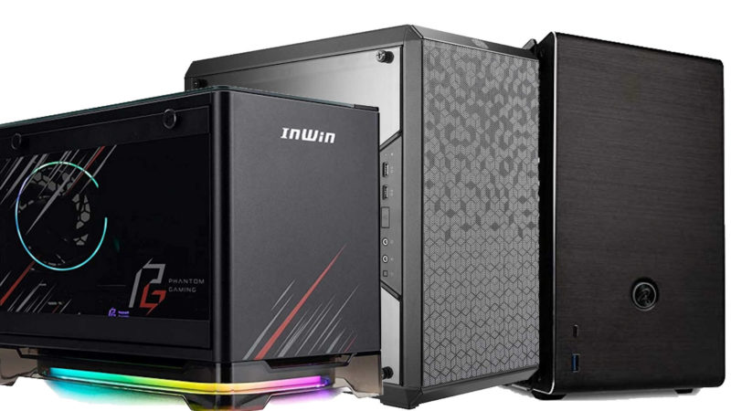 小型パソコン miniITX inwin 自作 Mini-ITX専用PCケース「IN WinのB1」ゴールド電源付属で小さく